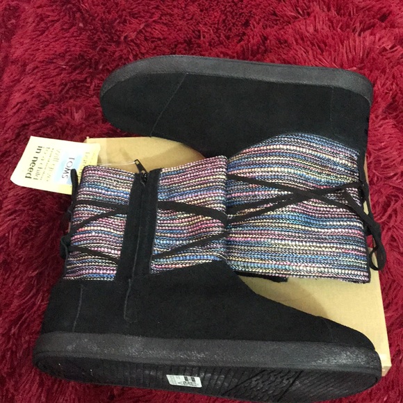 NEW TOMS NEPAL SUEDE BOOTS - Picture 5 of 6